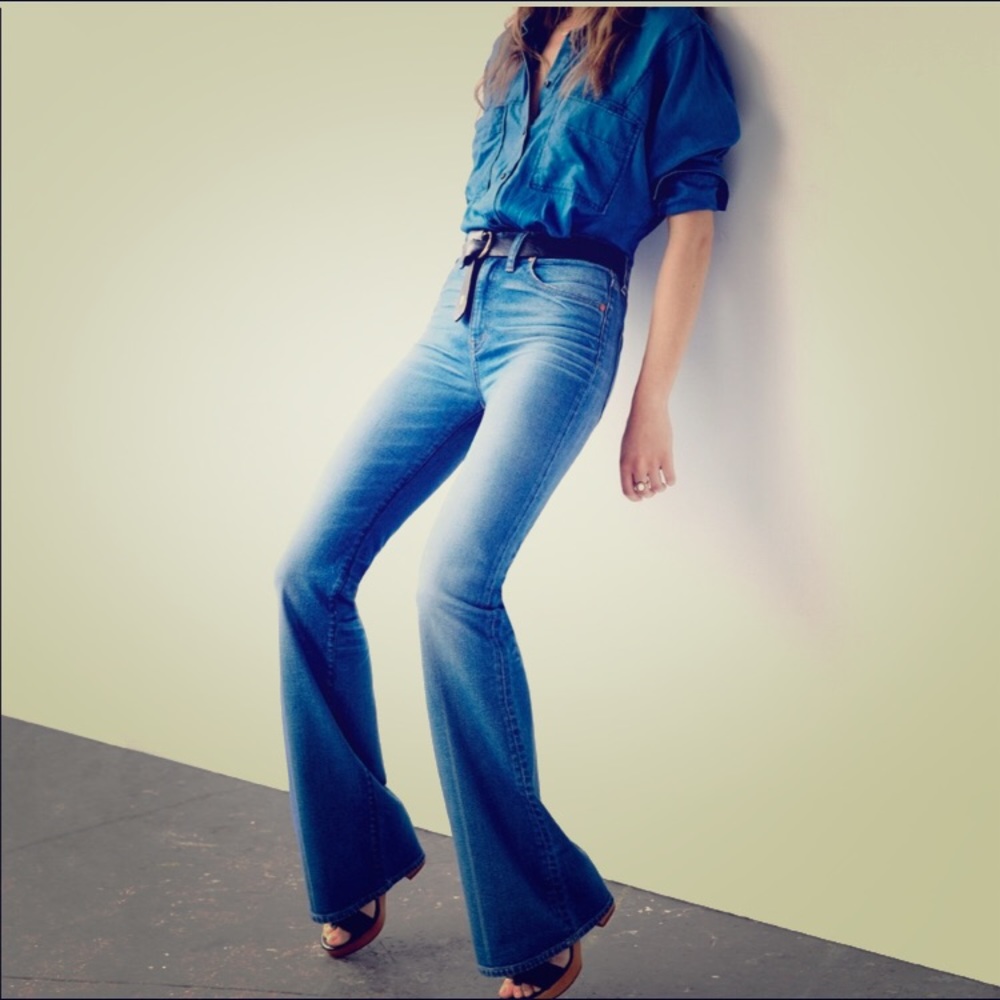 Madewell Flea Market Flares size 31